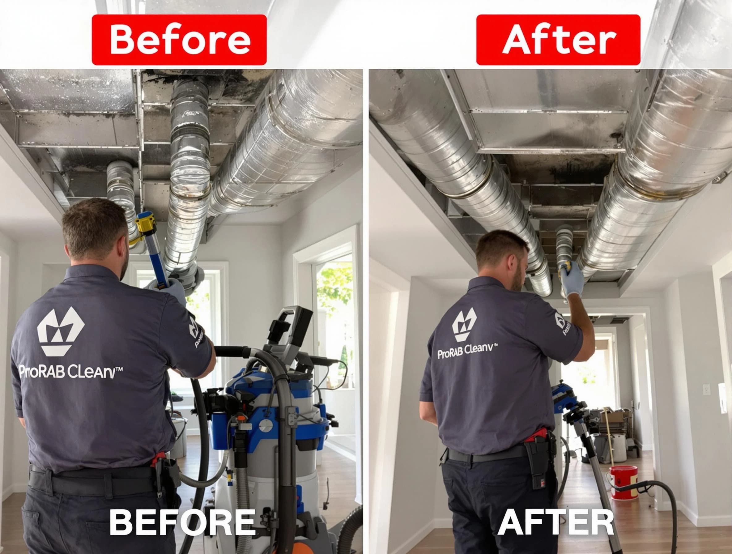 Farr West Air Duct Cleaning expert performing thorough residential duct cleaning in a Farr West home