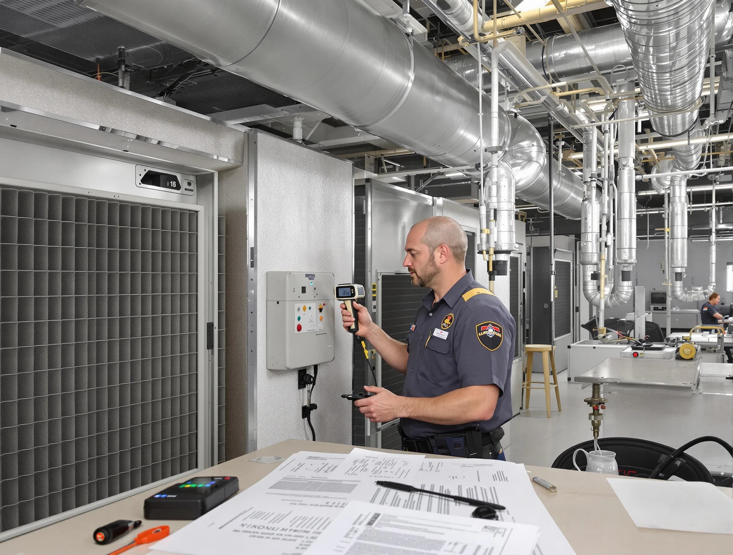 Professional filter system inspection by Farr West Air Duct Cleaning in Farr West