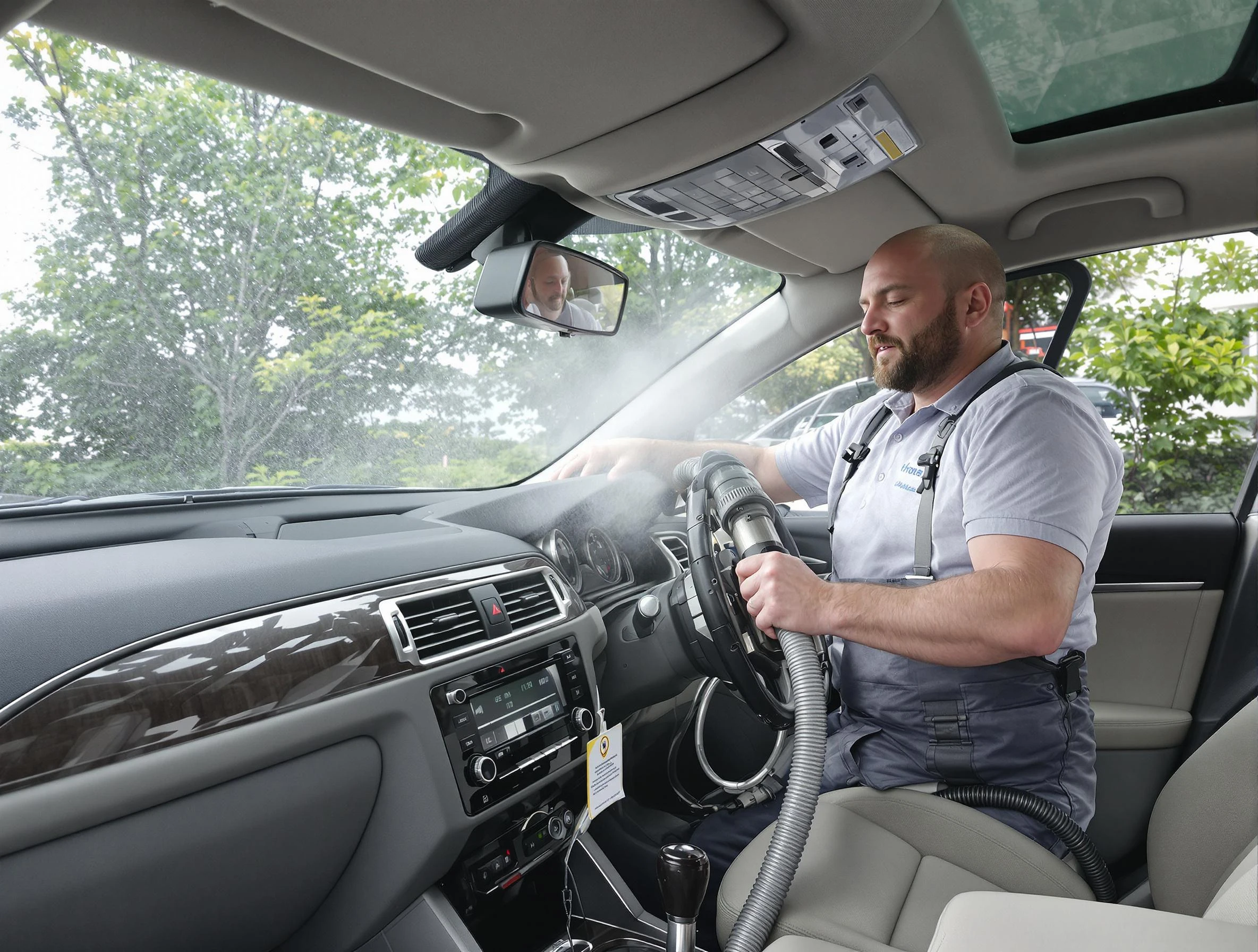 Farr West Air Duct Cleaning specialist performing professional car duct cleaning in Farr West