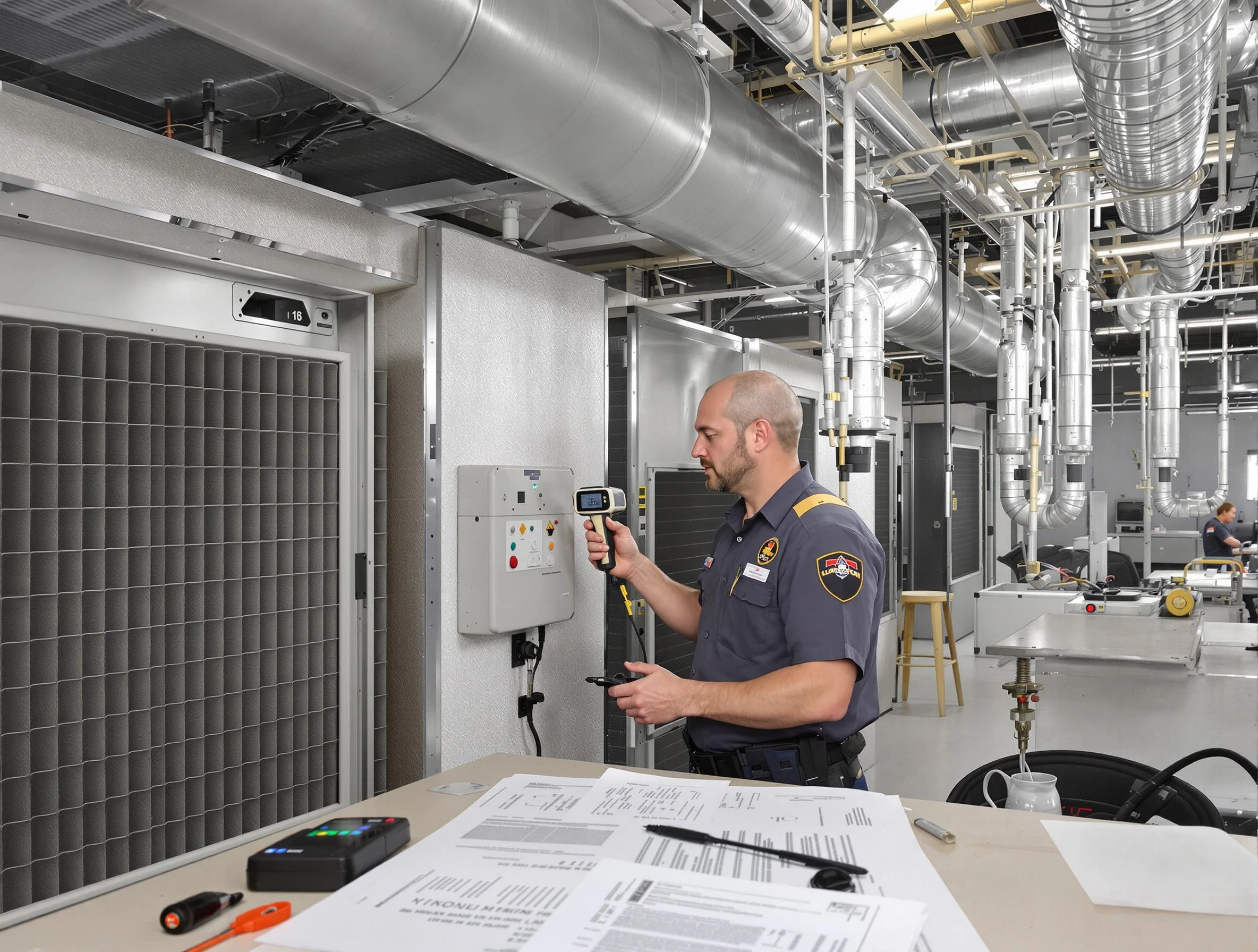 Professional filter system inspection by Farr West Air Duct Cleaning in Farr West